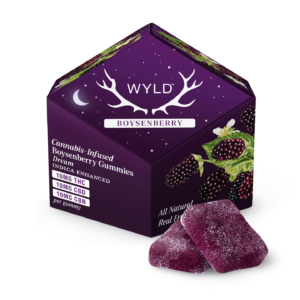 Wyld Gummies - Boysenberry 1:1:1 THC:CBD:CBN