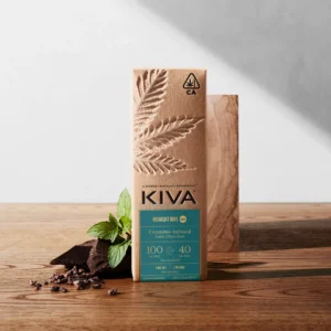Kiva Midnight Mint Dark Chocolate Bar – THC:CBN (20ct – 100mg:40mg)